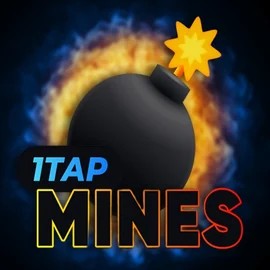 1Tap Mines slot logo by Turbo Games at Gambloria Casino