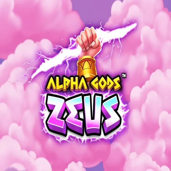 Official Slots logo: Alpha Gods Zeus by PearFiction Studios at Gambloria Casino