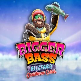 Bigger Bass Blizzard Christmas Catch online game logo by Pragmatic Play on gambloria-casino.eu