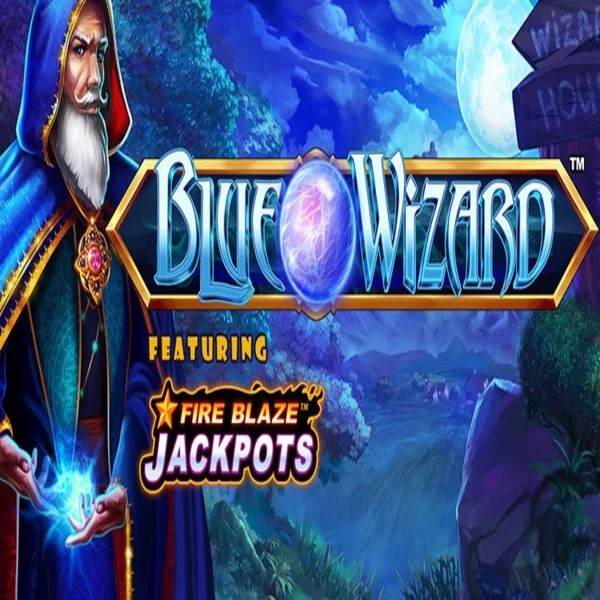 Blue Wizard Fire Blaze Jackpots online slot from Rarestone Gaming – play at gambloria-casino.eu