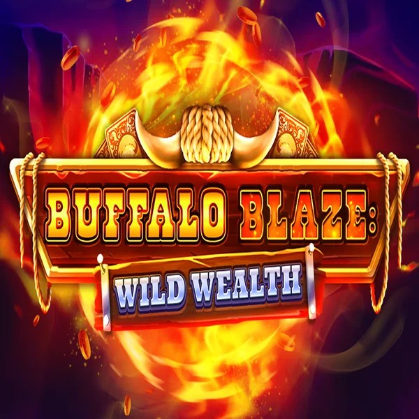 Buffalo Blaze Wild Wealth online game logo by OctoPlay on gambloria-casino.eu