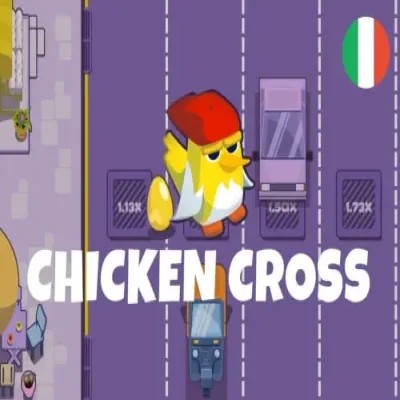 Chicken Cross slot visual from Upgaming available on gambloria-casino.eu
