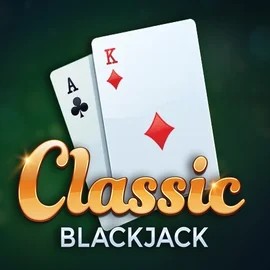 Classic Blackjack logo by Red Tiger Gaming Gambloria Casino