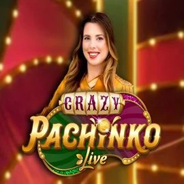 Live Casino logo of Crazy Pachinko from Evolution at Gambloria Casino