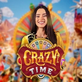 Crazy Time by Evolution, showcased at gambloria-casino.eu – game logo