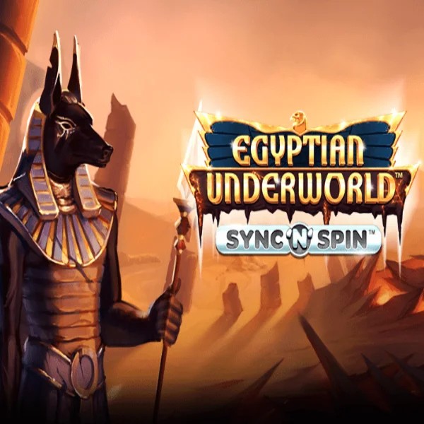 Egyptian Underworld slot logo by Greentube at Gambloria Casino