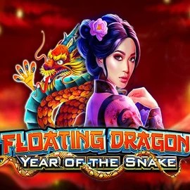 Floating Dragon Year of the Snake logo by Pragmatic Play Gambloria Casino