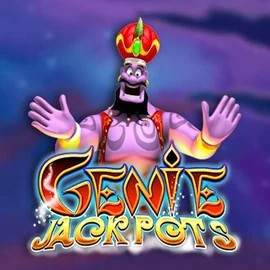 Genie Jackpots slot visual from Blueprint Gaming available on gambloria-casino.eu