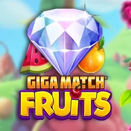 Giga Match Fruits game by RubyPlay – logo hosted on Gambloria Casino