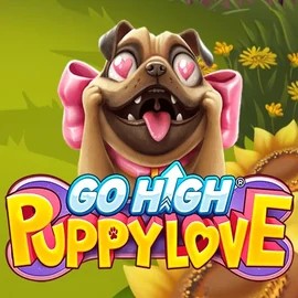 Go High Puppy Love slot visual from RubyPlay available on gambloria-casino.eu
