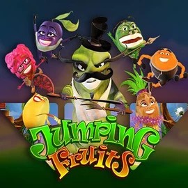 Jumping Fruits slot icon by Wazdan, available at Gambloria Casino