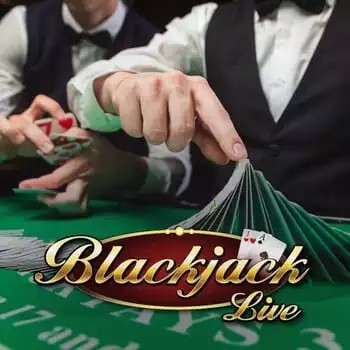 Live Blackjack game by Evolution – logo hosted on Gambloria Casino