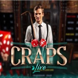 Live Craps slot icon by Evolution, available at Gambloria Casino