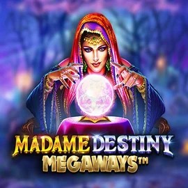 Madame Destiny Megaways casino game by Pragmatic Play – featured logo at Gambloria Casino