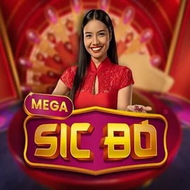 Mega Sic Bo slot icon by Pragmatic Play, available at Gambloria Casino