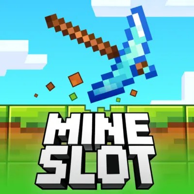 Mine slot logo by InOut at Gambloria Casino