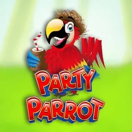 Party Parrot slot icon by Rival, available at Gambloria Casino