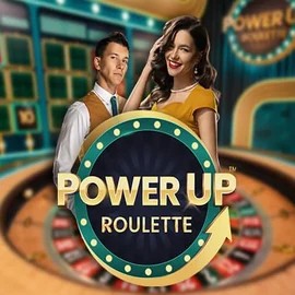 PowerUP Roulette online game logo by Pragmatic Play on gambloria-casino.eu