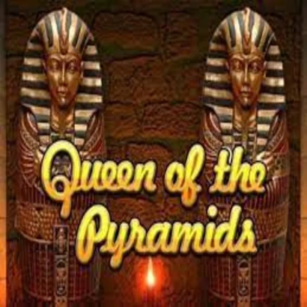 Official Slots logo: Queen of the Pyramids by Playtech at Gambloria Casino