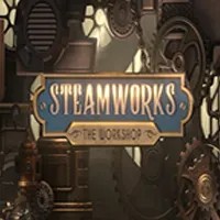 Steamworks The Workshop game by Peter & Sons – logo hosted on Gambloria Casino