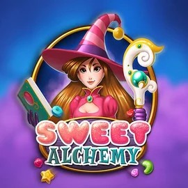 Sweet Alchemy slot logo by Play'n GO at Gambloria Casino