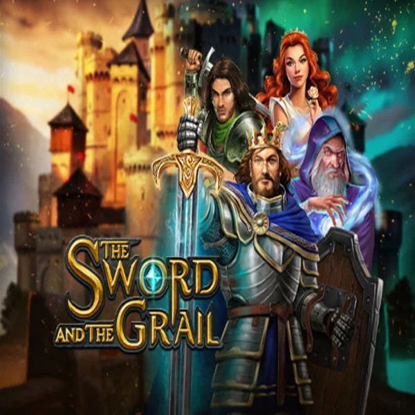 The Sword and the Grail logo by Play'n GO at Gambloria Casino