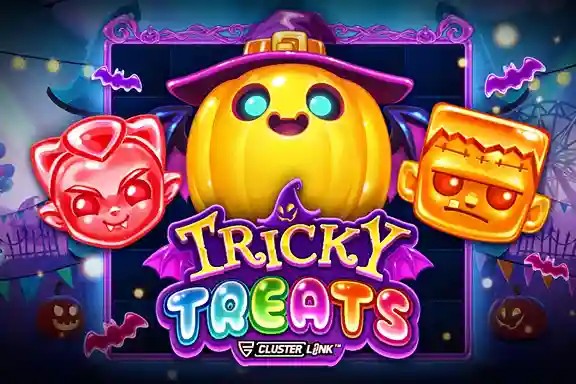 Tricky Treats online game logo by Push Gaming on gambloria-casino.eu