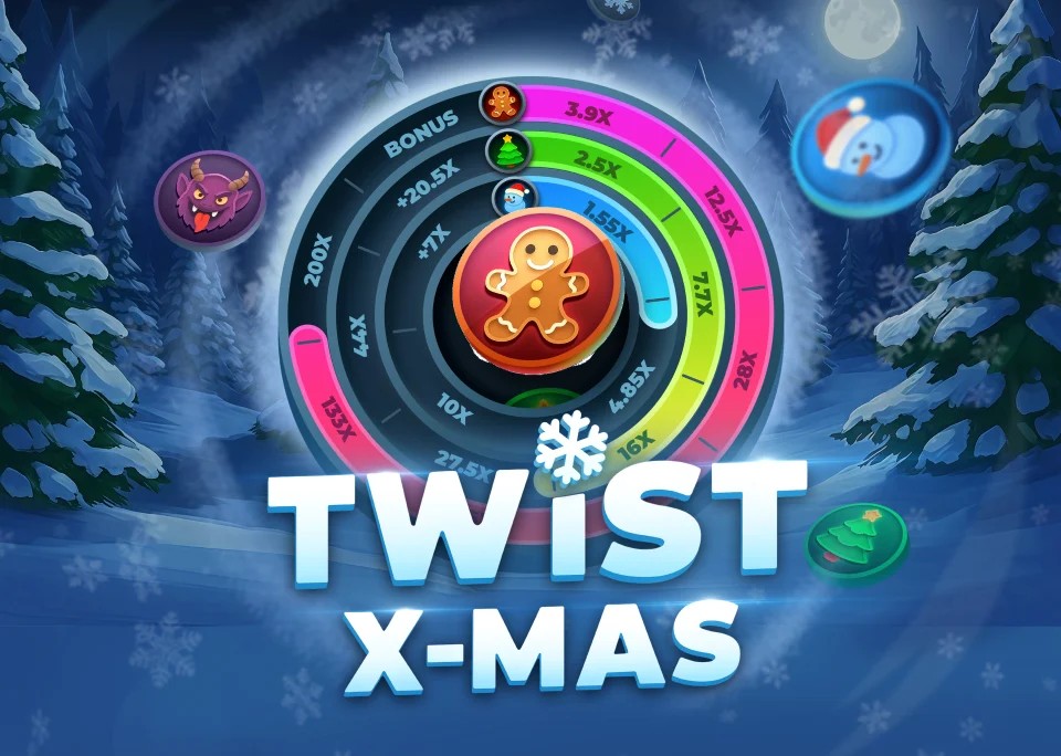 Twist X-mas game by InOut – logo hosted on Gambloria Casino